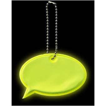 RFX™ H-12 bubble reflective PVC hanger Neon yellow