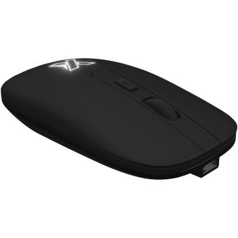 SCX.design O22 antibacterial light-up logo wireless mouse Black