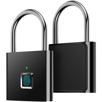 SCX.design T11 smart fingerprint padlock Black