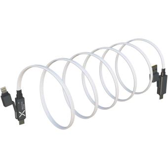 SCX.design C58 60 W magnetisches Flachladekabel Grau