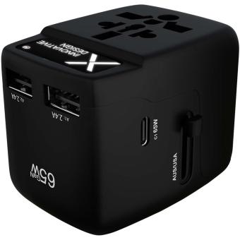 SCX.design T19 Universeller Reiseadapter 65W Schwarz