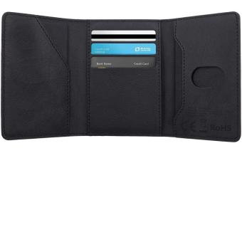 SCX.design A15 card wallet with integrated tracker Black