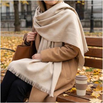Citizen Green Alix Schal aus Bio Baumwolle Beige