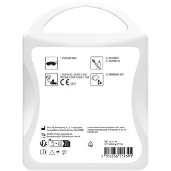 MyKit Flugzeug Reiseset, weiss Weiss,transparent