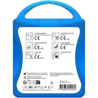 MyKit Bisse und Stiche Transparent blau