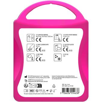 MyKit Sport First Aid Kit Transparent fuchsia
