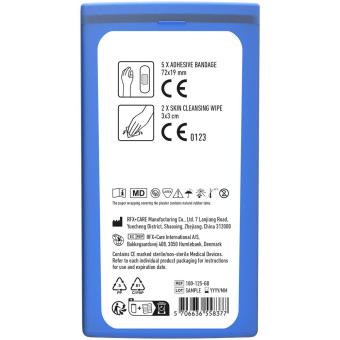 MiniKit First Aid Transparent blue