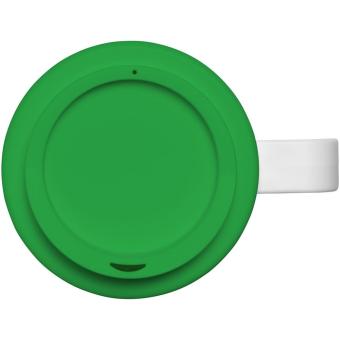 Brite-Americano® grande 350 ml insulated mug White/green