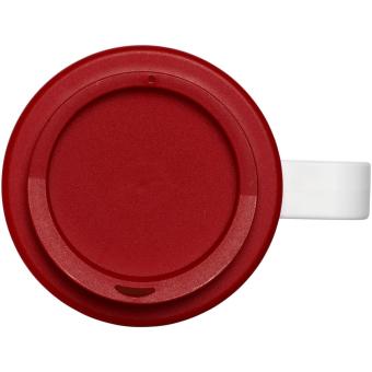 Brite-Americano® grande 350 ml insulated mug White/red