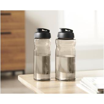 H2O Active® Base 650 ml Sportflasche mit Klappdeckel Schwarz/blau