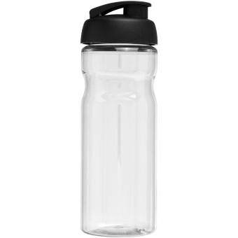 H2O Active® Base 650 ml Sportflasche mit Klappdeckel Transparent schwarz