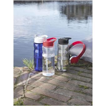 H2O Active® Base 650 ml Sportflasche mit Ausgussdeckel Schwarz