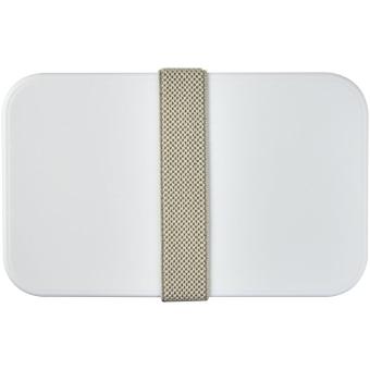 MIYO Renew double layer lunch box, ivory white Ivory white, pebble gray