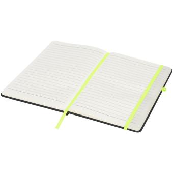 Noir medium notebook, black Black, lime