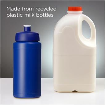 Baseline 500 ml recycled sport bottle Blue