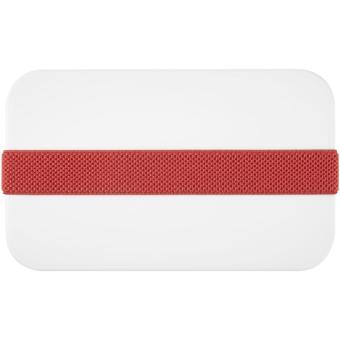 MIYO single layer lunch box White/red