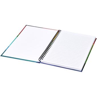 Wire-o A5 notebook hard cover White/black