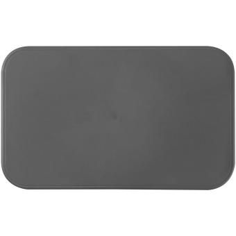 MIYO double layer lunch box Dark grey/white