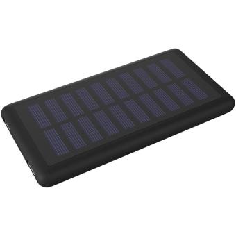SCX.design P30 8000 mAh Solar Powerbank mit Leuchtlogo Schwarz