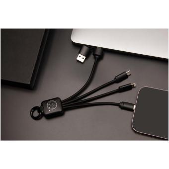 SCX.design C13 20W 5-in-1 charging cable Black
