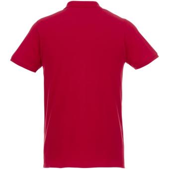Beryl short sleeve men's GOTS organic recycled polo, red Red | XS