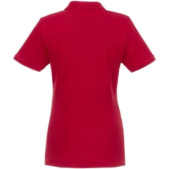 Beryl Poloshirt aus GOTS Bio-Recyclingmaterial für Damen, rot Rot | XS
