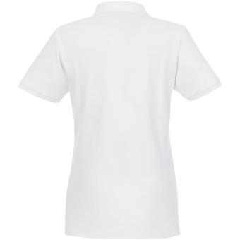 Beryl Poloshirt aus GOTS Bio-Recyclingmaterial für Damen, weiß Weiß | XS