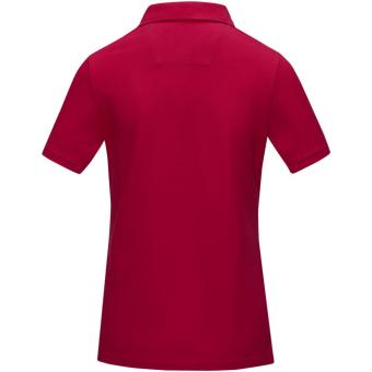 Graphite short sleeve women’s GOTS organic polo, red Red | XS