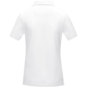 Graphite short sleeve women’s GOTS organic polo, white White | XS