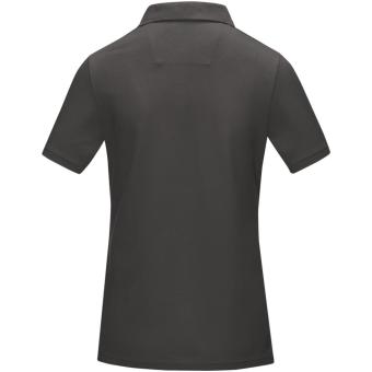 Graphite short sleeve women’s GOTS organic polo, graphite Graphite | XS