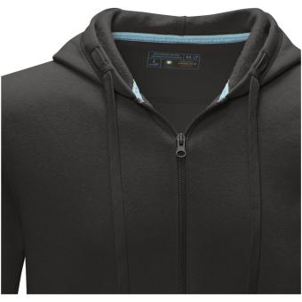Ruby men’s GOTS organic recycled full zip hoodie, graphite Graphite | XS