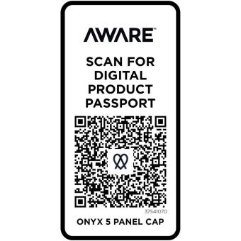 Onyx 5 panel Aware™ recycled cap Oatmeal