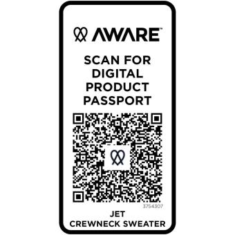 Jet unisex Aware™ recycled crewneck sweater, oatmeal Oatmeal | XS