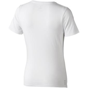 Kawartha short sleeve women's GOTS organic V-neck t-shirt, white White | XS
