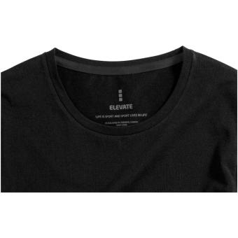 Ponoka long sleeve men's GOTS organic t-shirt, black Black | XS