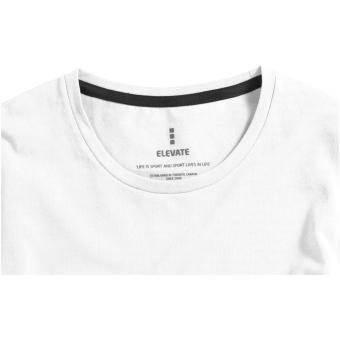 Ponoka long sleeve men's GOTS organic t-shirt, white White | XS