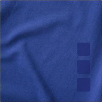 Ponoka long sleeve men's organic t-shirt, aztec blue Aztec blue | XS