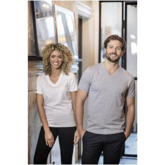 Somoto short sleeve women's v-neck t-shirt, heather smoke Heather smoke | XS