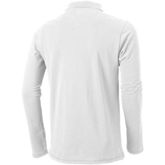 Oakville Langarm Poloshirt für Herren, weiß Weiß | XS