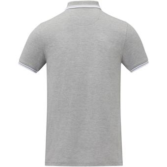 Amarago Polo mit abgesetztem Rand für Herren, heather smoke Heather smoke | XS