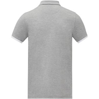 Morgan short sleeve men's duotone polo, heather smoke Heather smoke | XS
