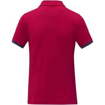 Morgan short sleeve women's duotone polo, red Red | XS