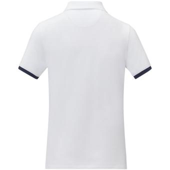 Morgan short sleeve women's duotone polo, white White | XS