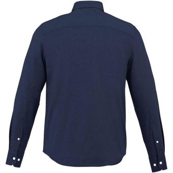 Vaillant 142 g/m2 long sleeve men's oxford shirt, blue,navy Blue,navy | XS