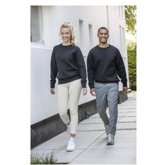 Yukon 350 g/m² Sportpullover mit Rundhalsausschnitt und Interlock Strick Unisex, schwarz Schwarz | XXS