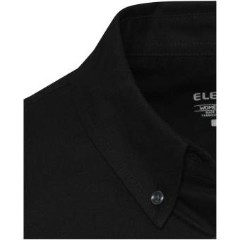 Sphene 165 g/m² Oxford Bluse, schwarz Schwarz | XXL