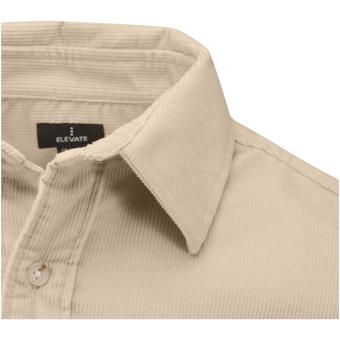 Alum 252 g/m² corduroy unisex shirt, oatmeal Oatmeal | XXS