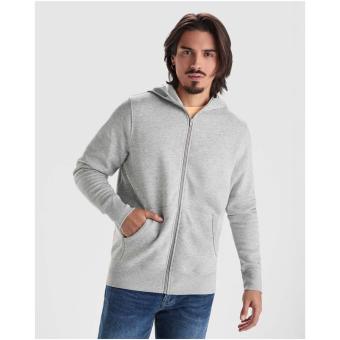Montblanc 280 g/m² unisex full zip hoodie, red Red | 2XL