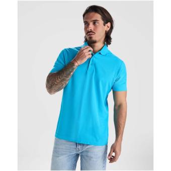 Austral 180 g/m2 short sleeve unisex polo, yellow Yellow | L