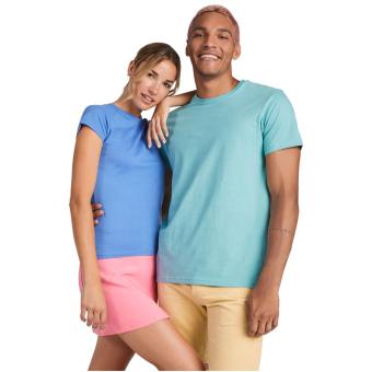 Capri T-Shirt für Damen, rosa/weiß Rosa/weiß | L